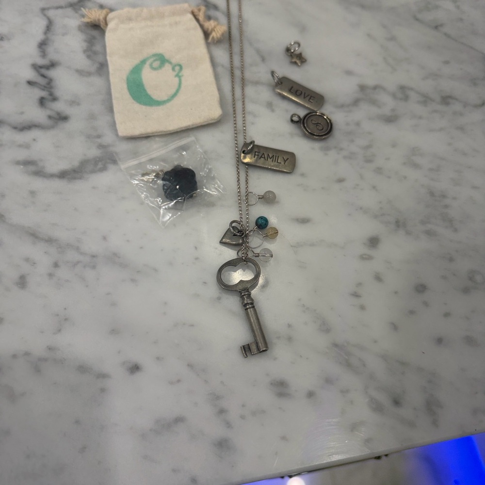 Origami owl dangle charm necklace - Picture 3 of 9